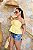 Blusa Peplum Jolie Amarela - Imagem 2