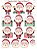 PINGENTES DE NATAL - PAPAI NOEL BRANCO 02 - Imagem 1