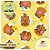 FELTRO CAPIVARA BUBBLE - AMARELO 2 - Imagem 1