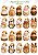 Painel Feltro Estampado Pingentes Especiais de Natal Glamour - Imagem 1