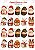 Painel Feltro Estampado Pingentes Especiais de Natal Tradicional - Imagem 1