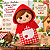 Painel de Fantoche Chapeuzinho Vermelho em Feltro Estampado | Maná Artes - Imagem 2