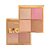 Paleta De Iluminador Glow Ligth Inside Hb75231 Huby Rose - Imagem 1