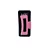 Prendedor Carre pink Matte REF. 24012G Thepro - Imagem 1