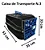 Caixa Transporte Cães e Gatos Podyum Black/Azul - Imagem 2