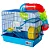 Gaiola Hamster Tubo Luxo Slim Azul - Imagem 1