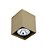 Plafon Cube 1 Ar70 Led 50w 80x80x95mm Dourado e Branco Newline PL03010DOBT               ✅ DISPONÍVEL - Imagem 1