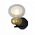 Arandela Guarana 13.4x20.8x19.5cm 1xG9 5W Cor Bronze Preto e Transparente  Bella Iluminação HC006 - Imagem 4
