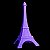 Luminária de Mesa Torre Eiffel Cor Lilás Usare 1197 - Imagem 3