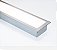 Perfil Embutir de Alumínio Wide Difusor Leitoso Barra 250cm Revoled AP5101 - Imagem 2