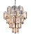 Lustre Hera Transparente Metal Cromado 66x57cm 15xE14 Arquitetizze LC9210-15.000 - Imagem 1