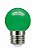 Lâmpada LED Bolinha TBL 05 1W 220V Verde E27 Taschibra 897079045468 - Imagem 2