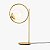 Luminária de Mesa Linha Belle Acabamento Dourado Latonado Brilho  Led G9  25cmx45cmx15cm  Klaxon 03180027LAB  ✅ DISPONÍVEL - Imagem 2