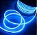 Mangueira Neon Ledline Flex Silicone  6x12mm 12V 120 led/m 500 lm/m 7.4W IP67 1MT Cor Azul Claro Alpertone 1486 - Imagem 1