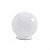 Globo 15 Sem Colar Ø15x15cm Branco com Brilhante Luvidarte 5715BR/BRI - Imagem 1