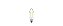 Lâmpada Vela Lisa Filamento 127V 2,5W 200lm 2700K E14 320° Stella STH20301/27 - Imagem 5