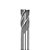 Fresa Topo Reto Aço Rápido Hss 22mm 4 Cortes - Imagem 3