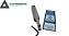Suporte Externo Frontal 20x20mm + Insertos Pastilhas Rdmt 10 T3 - Imagem 1