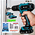 Furadeira Parafusadeira Impacto 3 em 1 21V 6500mAh com 2 Baterias, Kit Completo - Imagem 10