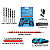 Furadeira Parafusadeira Impacto 3 em 1 21V 6500mAh com 2 Baterias, Kit Completo - Imagem 8