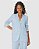 Blazer Feminino com bolso frontal - Azul Claro (G) MALWEE - Imagem 1