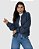 Jaqueta Jeans Bomber Feminina Zíper - Imagem 2