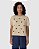 Camiseta Bege com Corações - Imagem 2