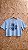Camiseta Cropped Malwee Flor Azul - Imagem 1