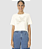 Camiseta Cropped Branca com Estampa Beija Flor - Imagem 1