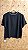 Blusa Malwee Ampla Preta Gola Branca G - Imagem 1