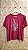 Camiseta Básico Vermelha Flor Dourada G - Imagem 1