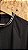 Vestido Curto Evase Preto Gola Ribana - Imagem 1