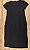 Vestido Canelado Slim Midi NAJÔ Preto - Imagem 1
