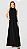 ENFIM - 7031- vestido Longo Amplo - Preto - Imagem 1