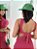 Conjunto Saia Midi Fenda Lateral E Cropped Top Laço Feminino - Imagem 3