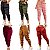 Calça Cargo Jogger Bolsos Pantacourt Laço Feminino Bengaline Moda - Imagem 3