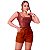 Short Curto Feminino Cintura Alta Com Cinto Laço E Bolsos - Imagem 11