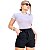 Short Curto Feminino Cintura Alta Com Cinto Laço E Bolsos - Imagem 10