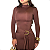 Vestido Longo Suplex Modelador Manga Longa Estilo Gola Alta - Imagem 12