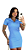 Vestido Curto Colado Feminino Gola Polo Moda Casual Estiloso - Imagem 1