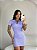 Vestido Curto Colado Feminino Gola Polo Moda Casual Estiloso - Imagem 7