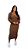 Conjunto Aerolook Femenino cropped manga longa com Vestido Midi - Imagem 1