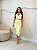 Conjunto Feminino Saia e Cropped com detalhe e Varias Amarrações Midi Cintura Alta Efeito Modelador Drapeados nas Laterais Blogueira Estilo Moda Gringa - Imagem 4