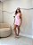 Vestido Feminino Curto com Decote Detalhe Varias Amarrações Efeito Modelador Drapeado nas Laterais - Imagem 7
