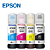 KIT TINTAS EPSON ECOTANK 4 CORES L3110 L3150 L3210 L3250 I ORIGINAL  (544) - Imagem 1