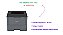 KIT TAMPAS LATERAL E TRASEIRA BROTHER L6202DW - Imagem 2