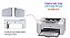 KIT TAMPAS HP LASERJET P1105 P1102 - 3 PECAS - Imagem 2