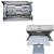 TAMPA FRONTAL HP LASERJET P2055 - SEMINOVA - Imagem 3