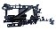 SUPORTE ENCAIXE FONTE ALTA LASERJET M426 M428 4103 C/ ATERRAMENTOS - Imagem 2