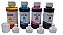KIT TINTAS REFIL COMPATÍVEL CORANTE - CANON 4 CORES (GI190) G3100 G3110 G4110 - Imagem 1